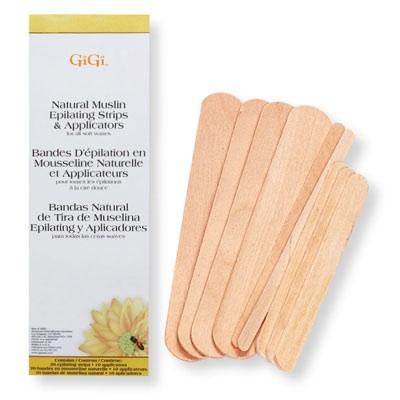 Muslin &amp; Spatulas Combo epilating strips &amp; applicators item 