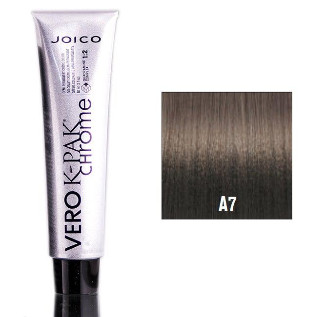 Joico Vero K-Pak Chrome Demi-Permanent Creme Color - A7 Dark Ash - Scentbar