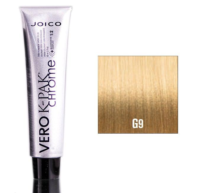 Joico Vero K-Pak Chrome Demi-Permanent Creme Color - G9 Spun Gold - Scentbar
