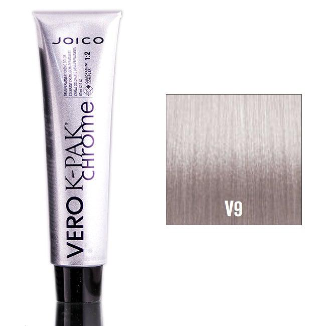 Joico Vero K-Pak Chrome Demi-Permanent Creme Color - V9 Platinum - Scentbar