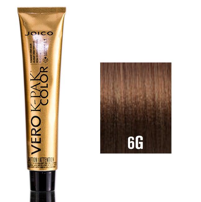 Joico Vero K-PAK Permanent Creme Color 6G Light Golden Brown - Scentbar
