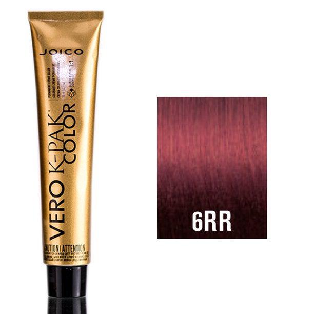 Joico Vero K-PAK Permanent Creme Color 6RR Ruby Red - Scentbar
