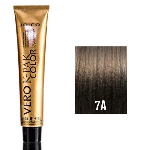 Joico Vero K-PAK Permanent Creme Color 7A Dark Ash Blonde - Scentbar