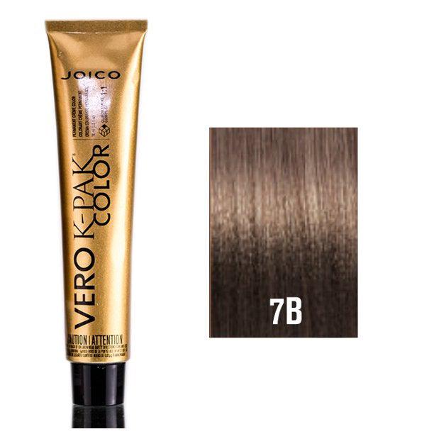 Joico Vero K-PAK Permanent Creme Color 7B Dark Beige Blonde - Scentbar