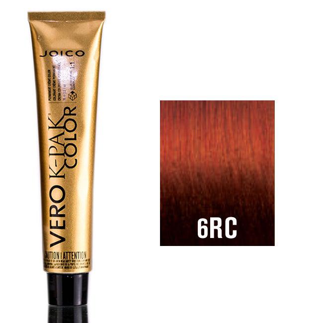 Joico Vero K-PAK Permanent Creme Color 7RC Bright Red Copper - Scentbar
