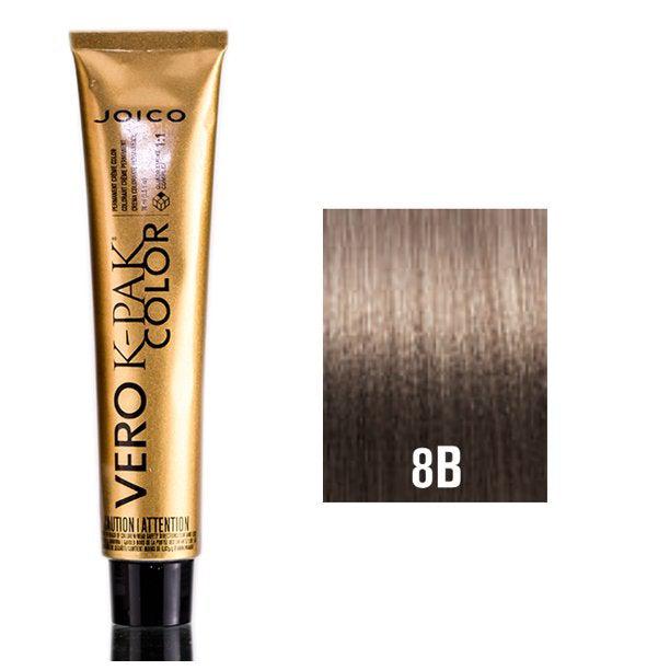 Joico Vero K-PAK Permanent Creme Color 8B Medium Beige Blonde - Scentbar