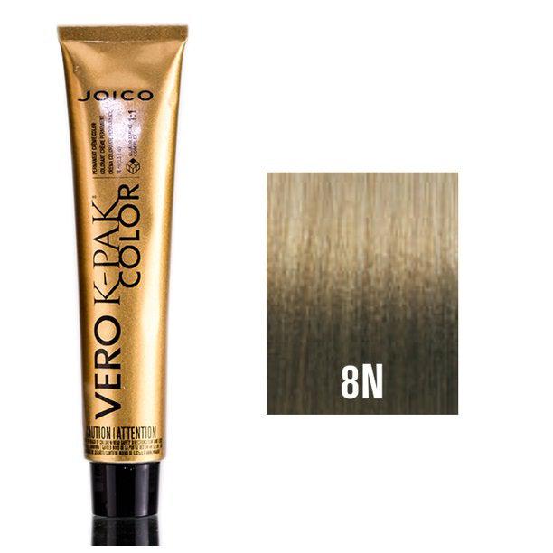Joico Vero K-PAK Permanent Creme Color 8N Medium Blonde - Scentbar