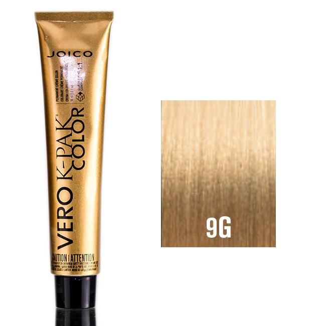 Joico Vero K-PAK Permanent Creme Color 9G Light Golden Blonde - Scentbar