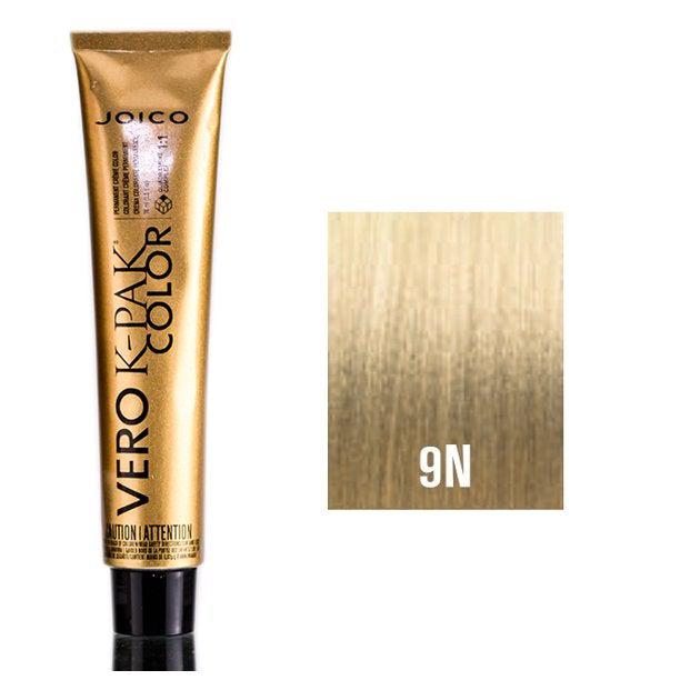 Joico Vero K-PAK Permanent Creme Color 9N Light Blonde - Scentbar