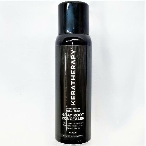 Keratin Infused Perfect Match Gray Root Concealer Black - Scentbar