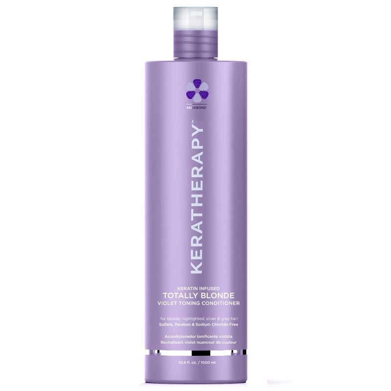 Keratin Infused Totally Blonde Violet Toning Conditioner - Scentbar