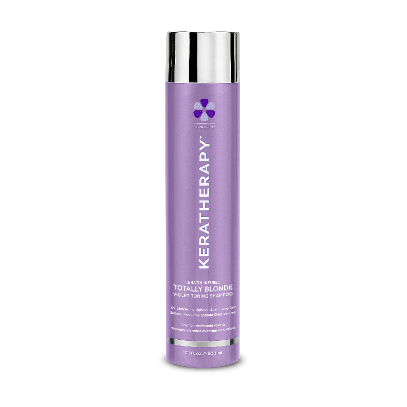 Keratin Infused Totally Blonde Violet Toning Shampoo - Scentbar