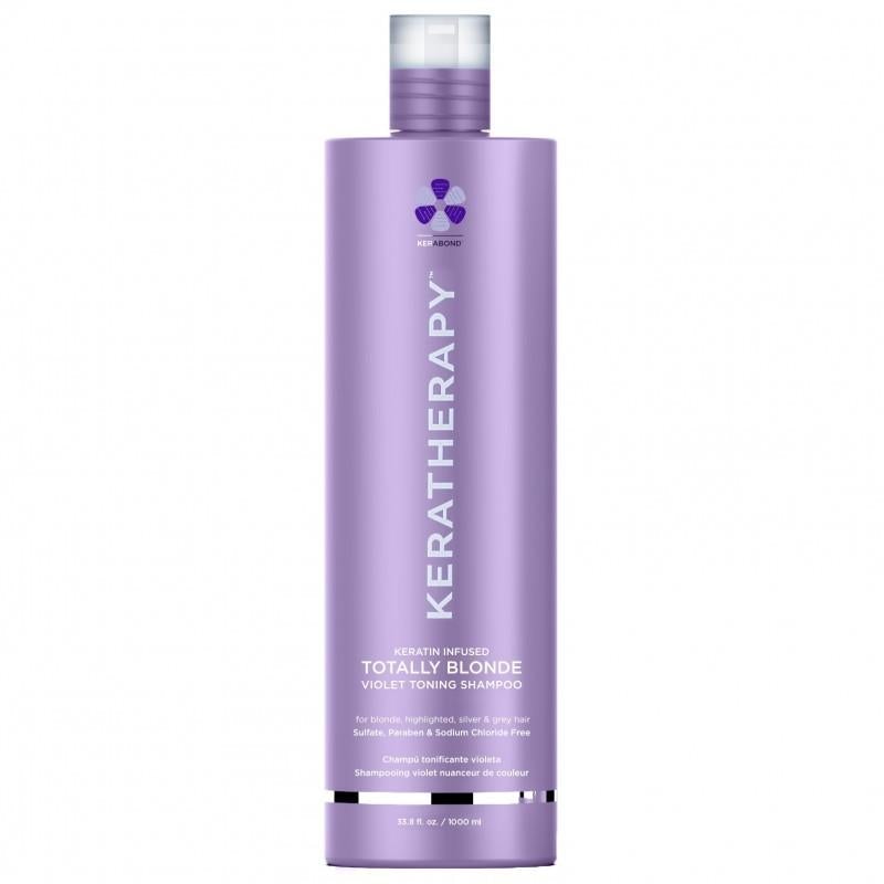 Keratin Infused Totally Blonde Violet Toning Shampoo - Scentbar