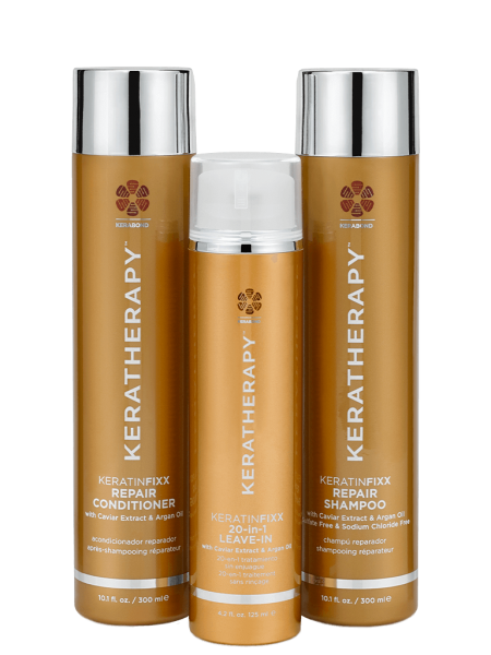 keratin infused Keratinfixx Repair Trio
