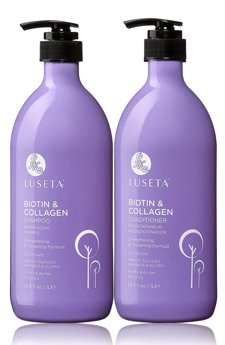 Luseta Biotin &amp; Collagen Shampoo &amp; Conditioner Duo - Scentbar