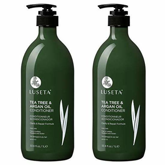 Luseta Tea Tree &amp; Argan Oil Detangling Shampoo &amp; Conditioner Set - Scentbar