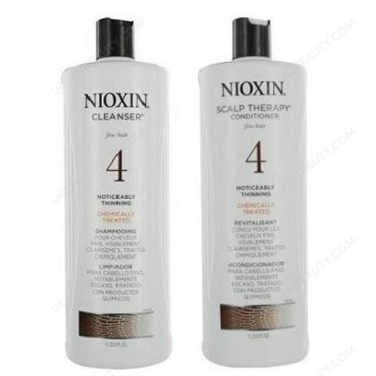 Cleanser &amp; Scalp Therapy System 4 Duo Set shampoo &amp; conditioner