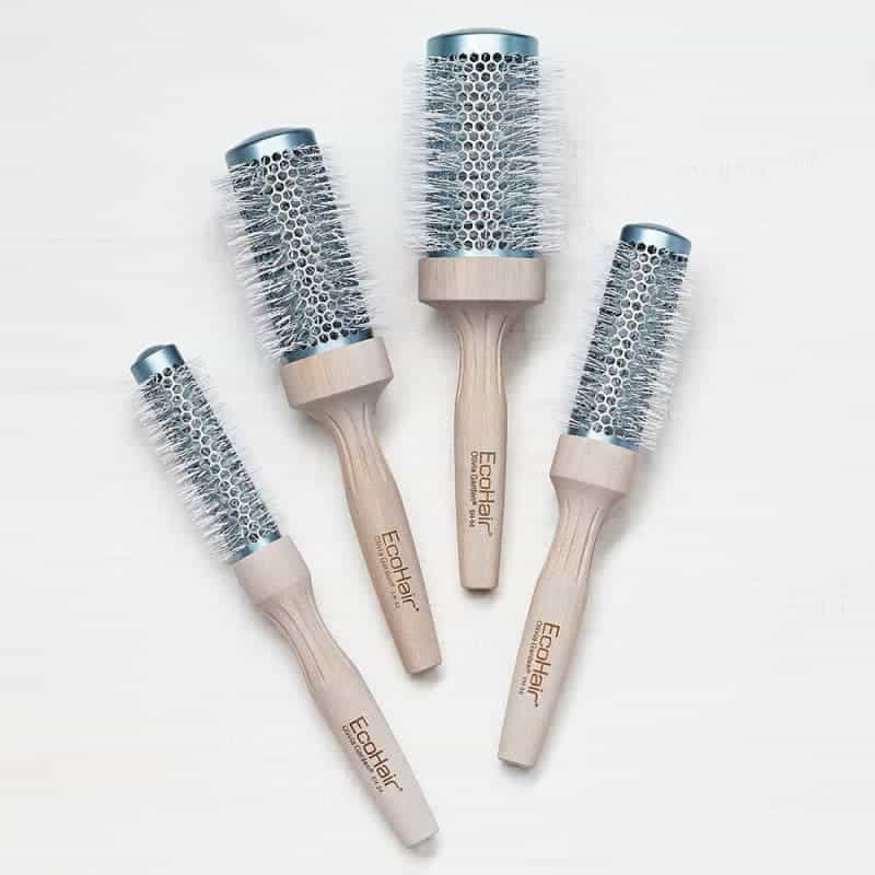 Olivia Garden EcoHair Thermal Round Bamboo Hair Brush 1 1/4&quot; (EH-34)