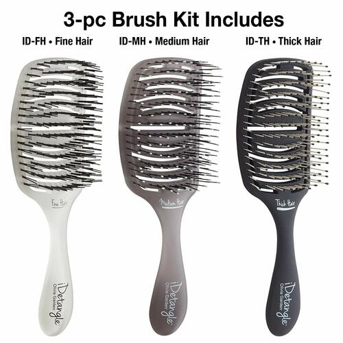 Olivia Garden iDetangle Hair Brush 3 Piece Kit - Scentbar