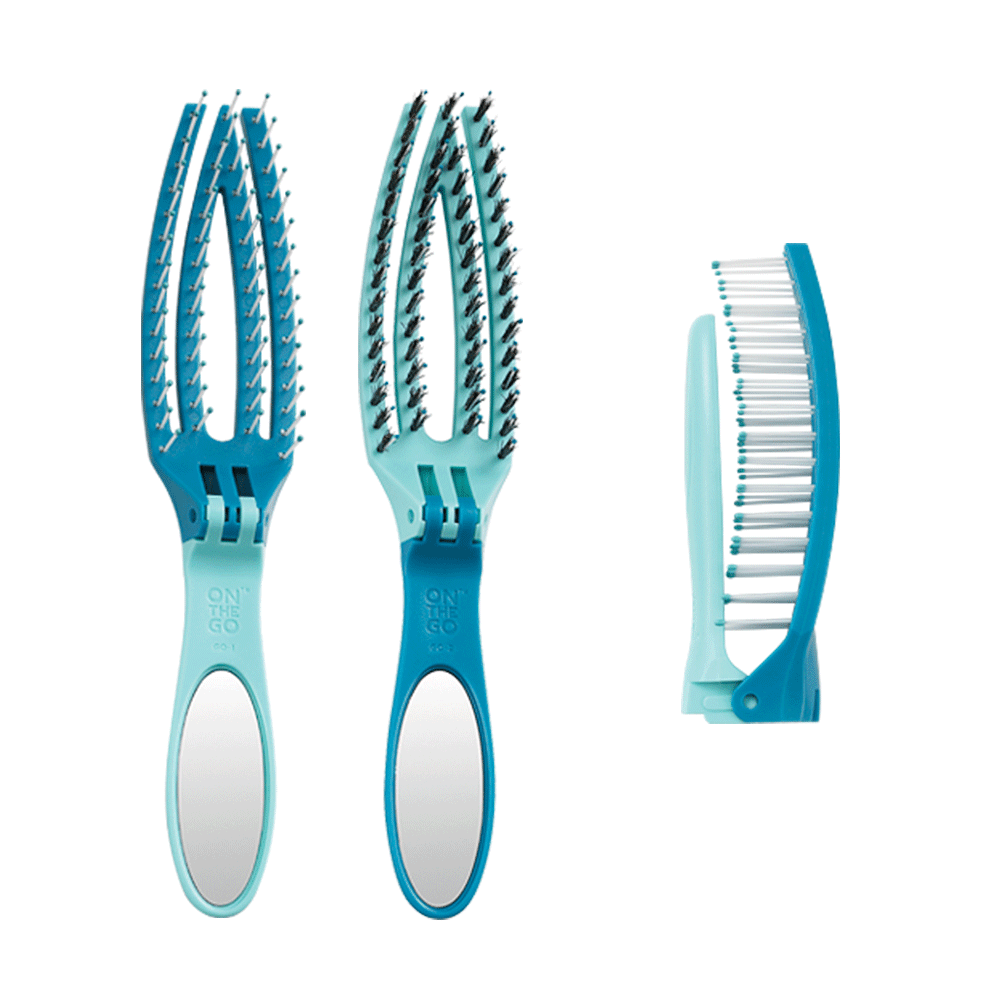 Olivia Garden On The Go Full Size Folding Brush (GO) Duo - Scentbar
