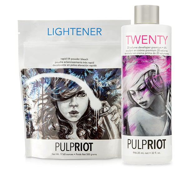 Developer Twenty with Pulp Riot Lightener