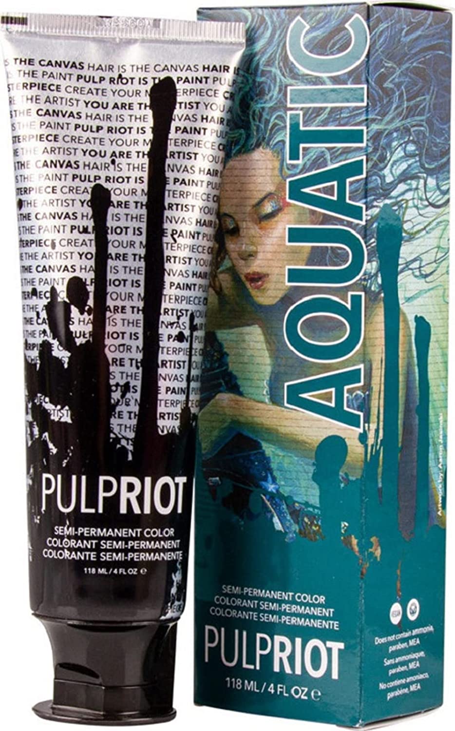 Pulp Riot Semi-Permanent Hair Color Aquatic - Scentbar