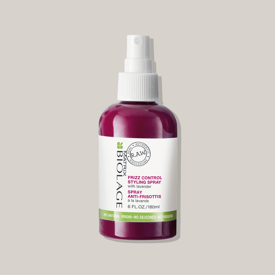 R.A.W. frizz control styling spray - Scentbar