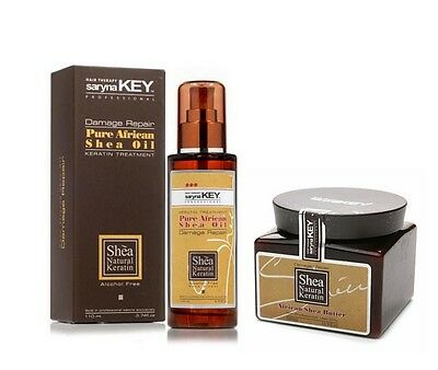 Pure Shea Butter Hair Mask &amp; Shea Oil Duo
