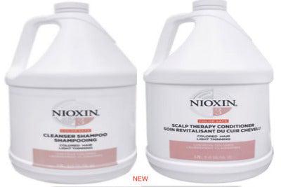 System 3 Cleanser Shampoo Gallon &amp; Scalp Therapy conditioner Duo