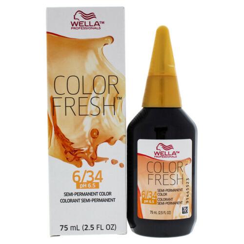 Color Fresh Warm 6/34 Dark Blonde/Gold Red Hair Color