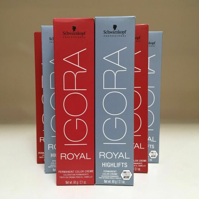 Schwarzkopf Igora Royal color ,Igora Highlift Color you choose x 6 Pieces
