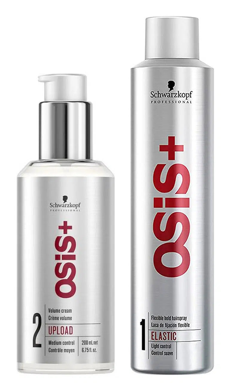 OSIS Upload Volume Cream &amp; Elastic Flexible Hold Hairspray - Set