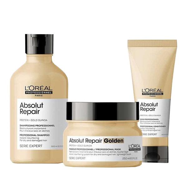 Serie Expert Absolut Repair Trio – Shampoo, Conditioner and Mask - Scentbar