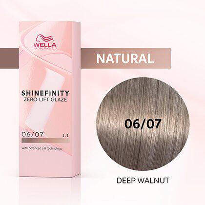 Shinefinity Zero Lift Glaze 06/07 Dark Blonde Natural Brown (Deep Walnut) - Scentbar