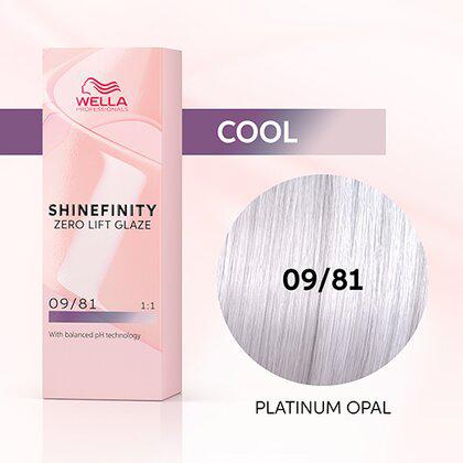 Shinefinity Zero Lift Glaze 09/81 Very Light Blonde Pearl Ash (Platinum Opal) - Scentbar