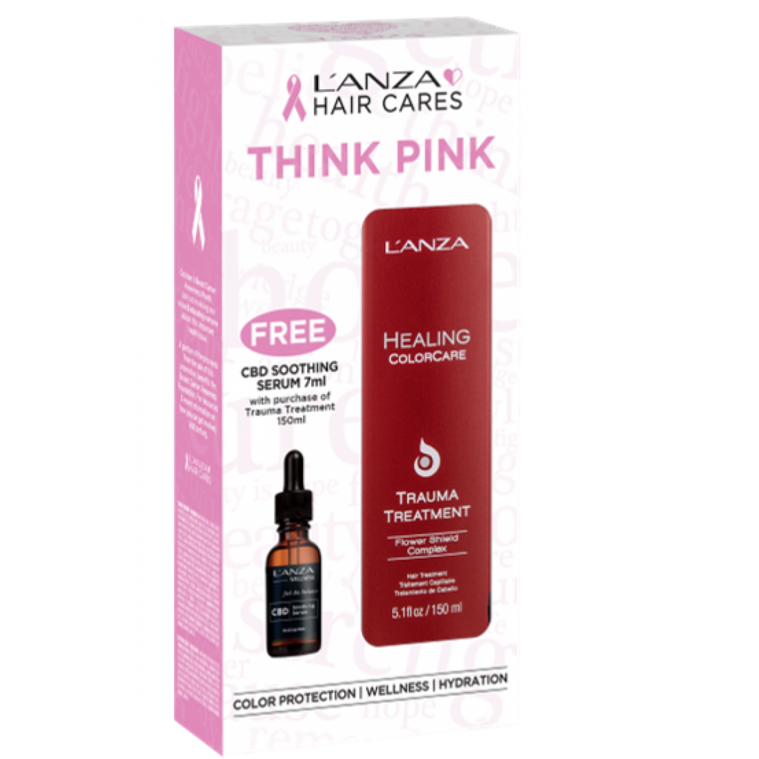 Think Pink Trauma Treatment With CBD Soothing Oil