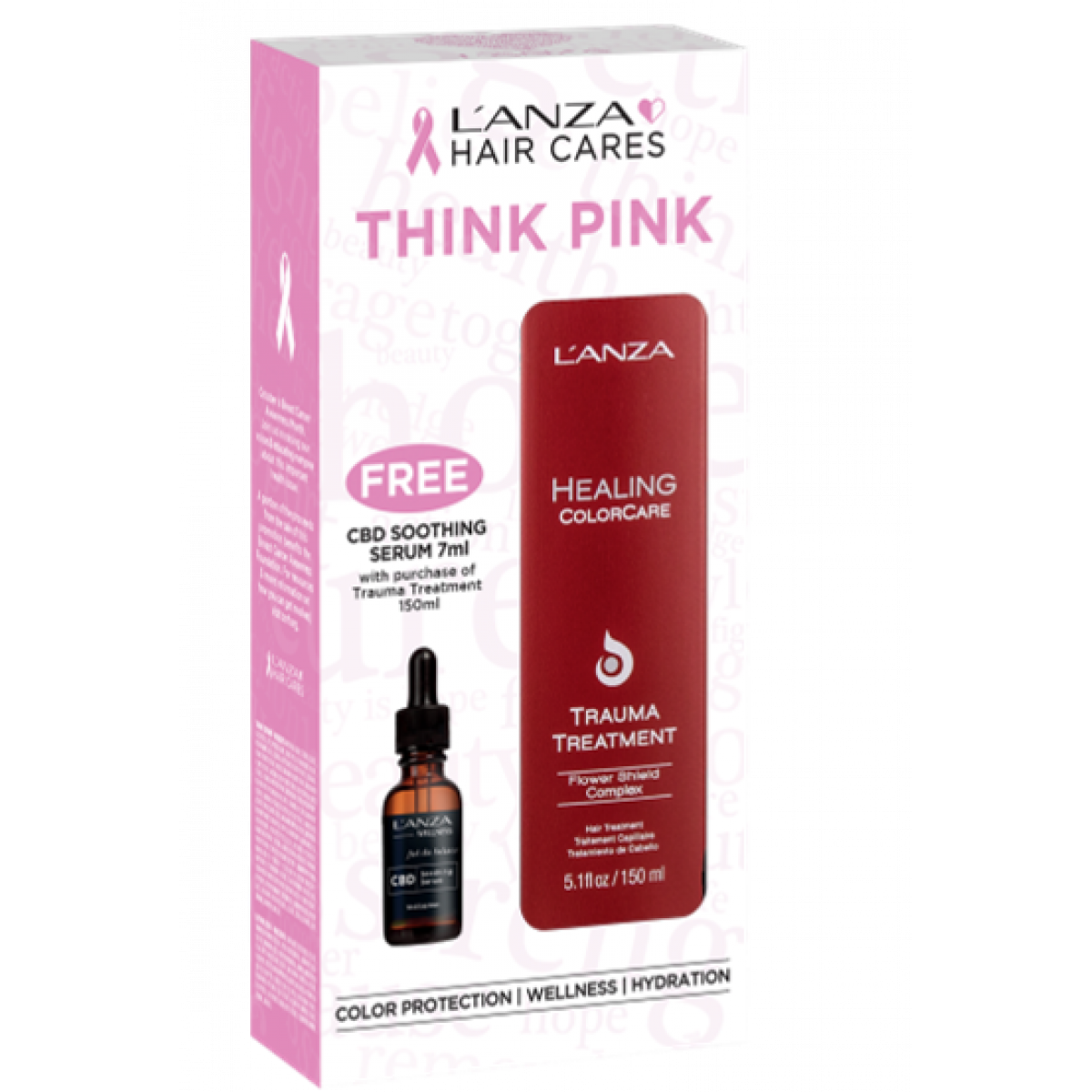 Think Pink Trauma Treatment With CBD Soothing Oil