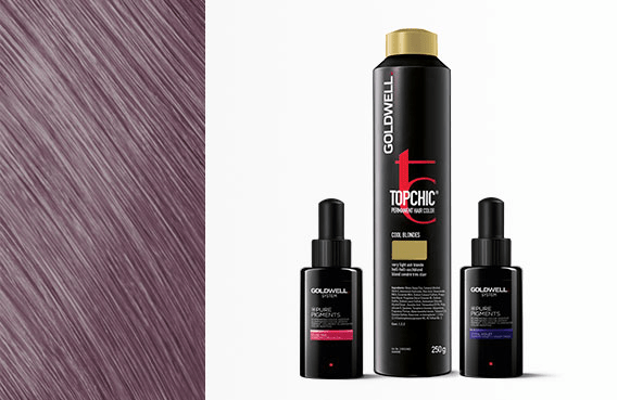 Topchic 10V with Pure Pigment Cool Violet- Pure Red - Scentbar