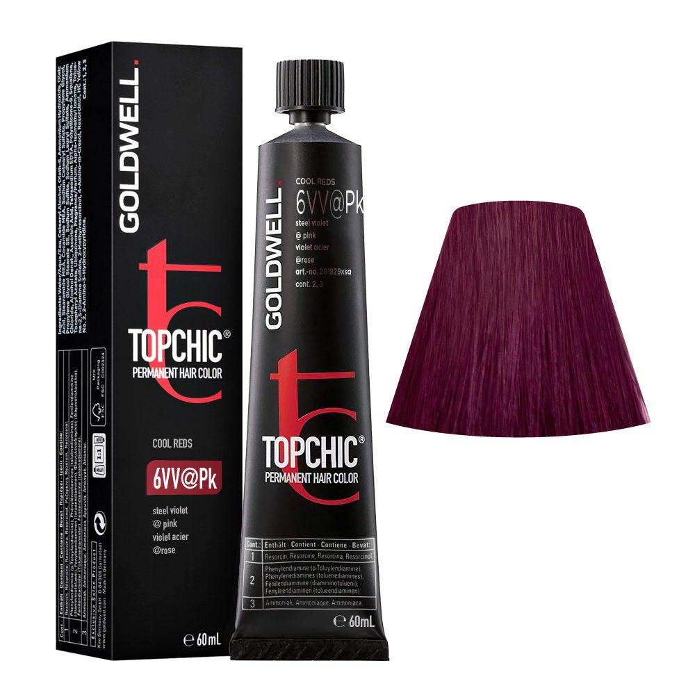 Topchic 6VV@PK Steel Violet Elumenated Pink Permanent Hair Color - Scentbar