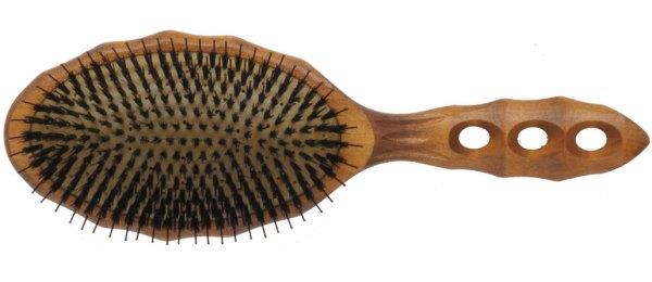 Tortoise Wood Air Vent Cushion Eco Styler Hair Brush- BR90CS2 - Scentbar