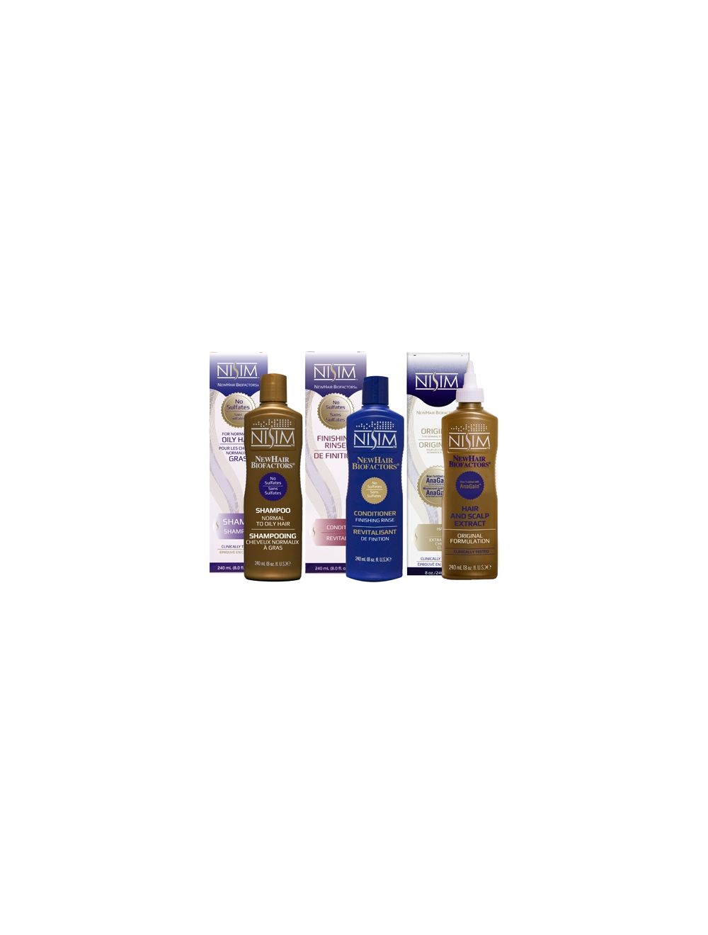 Tripack - Normal to Oily Shampoo, Rinse Conditioner - Scentbar