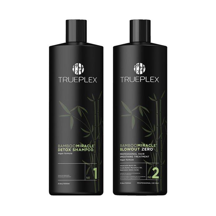Vegan Blowout ZERO Smooth Treatment Step 2 with Detox Shampoo step 1 - Scentbar