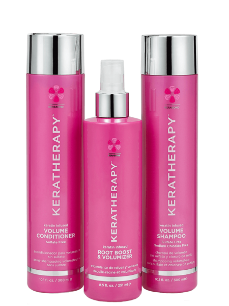 keratin infused Volume Trio