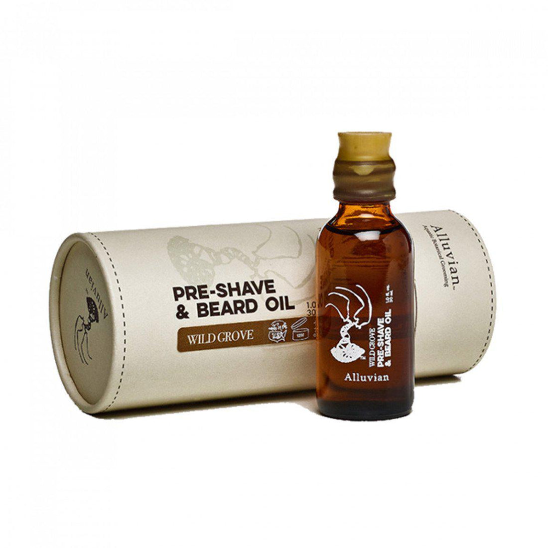 Alluvian Wild Grove 30ml Pre-Shave &amp; Beard Oil
