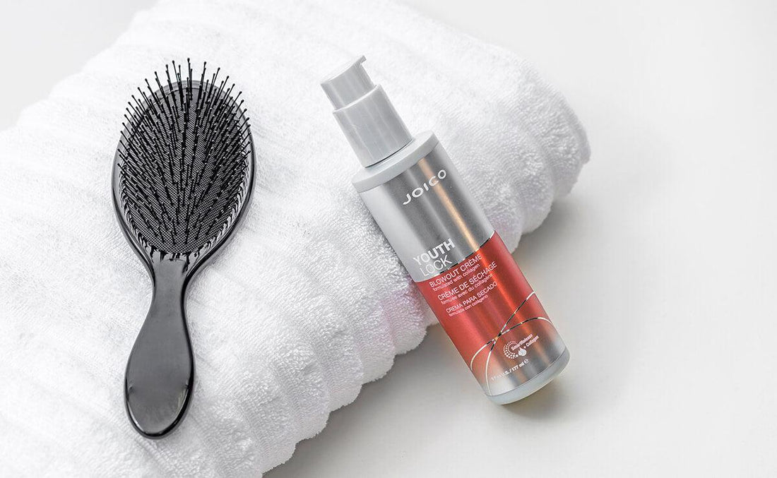 Joico Youthlock Anti-Frizz Blowout Crème with Brush